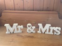 Buchstaben Mr& Mrs, Hochzeit, Deko Bayern - Schwenningen Vorschau