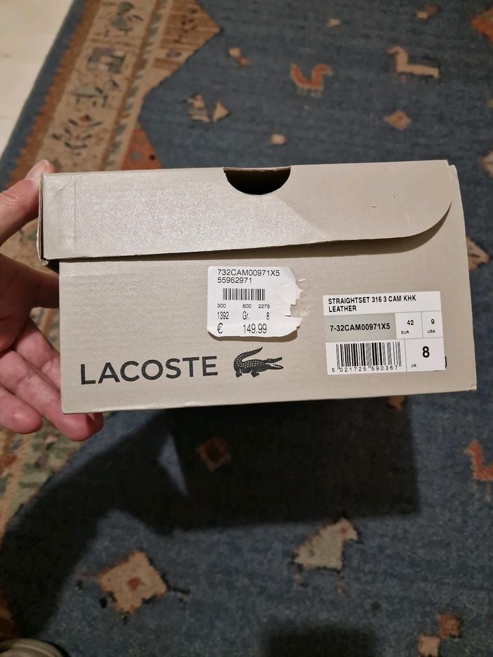 Schuhe Lacoste beige Gr.42 in Bochum