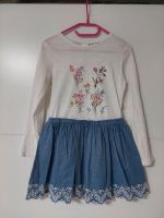 Next Mädchen Kleid floral Jeans Stickerei Gr. 5-6yrs 116 Sachsen - Oschatz Vorschau