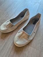 Sommerschuh Ballerinas Stoff Tommy Hilfiger beige Gr. 41 Nordrhein-Westfalen - Extertal Vorschau