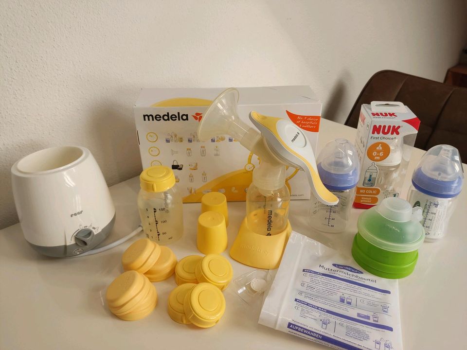 Handmilchpumpe Medela inklusive Babykosterwärmer in Thale