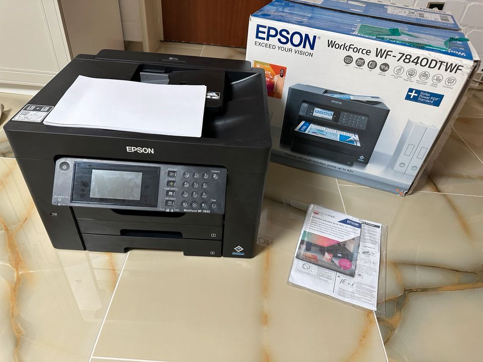 Epson WorkForce WF-7840DTWF 4in1 Drucker A4,A3  Top in Herne