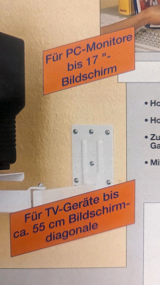 Wandkonsole für -Geräte und PC Monitore in Herne