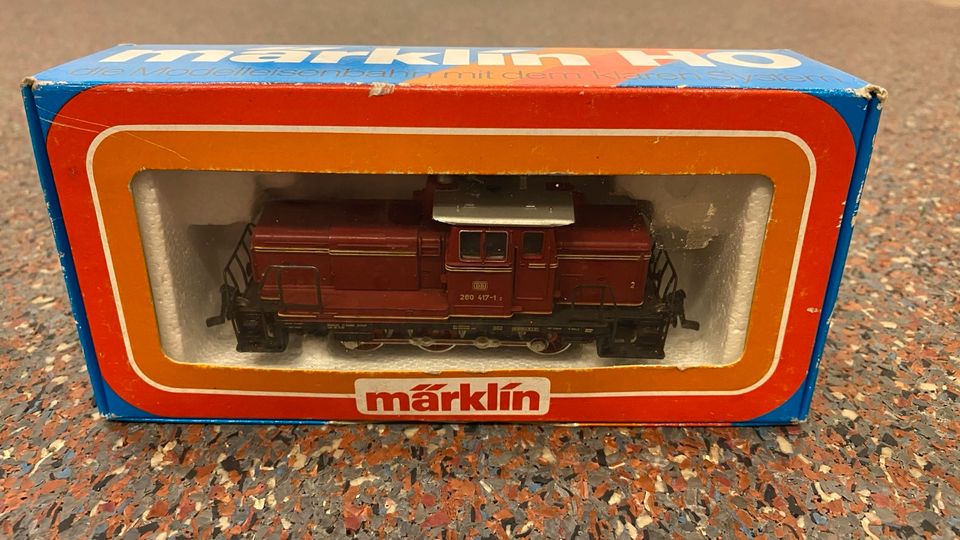 Märklin H0 3064 Diesellok der DB BR 260 417-1, OVP in Gießen