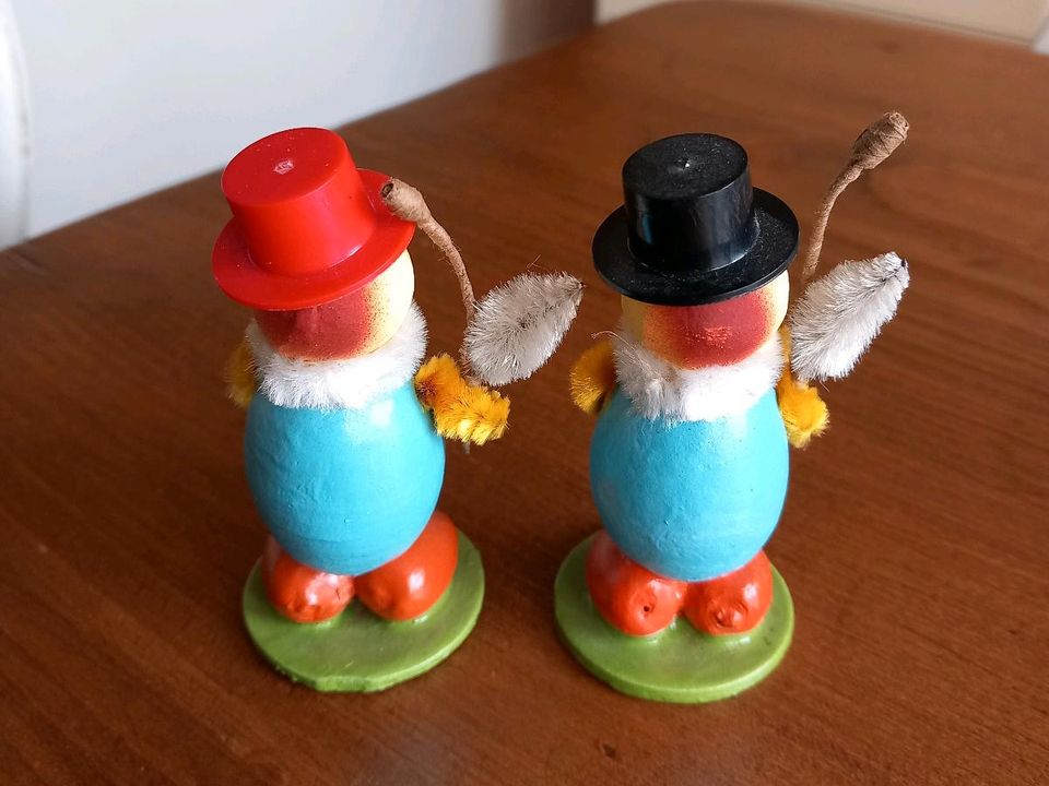 2x Antik Ostern Deko Alt Küken Vintage Retro in Seifhennersdorf