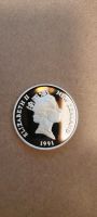Neuseeland 5 Dollar 1991 Elizabeth II Rugby World Cup Silbermünze Niedersachsen - Bassum Vorschau
