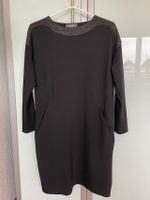 Tchibo Kleid midi schwarz silber gerader Schnitt ¾ Arm Gr. 38 Köln - Porz Vorschau