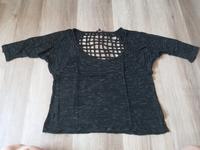 3/4 Langarmshirt schwarz meliert mit Netzmuster Edenkoben - Altdorf Vorschau