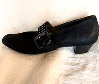 Spangen Pumps, Slipper,Leder, PAUL GREEN, 8, 42, schwarz Bayern - Kollnburg Vorschau