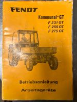 Fendt Kommunal-GT 231, 255, 275 Betriebsanleitung Arbeitsgeräte Bayern - Meitingen Vorschau