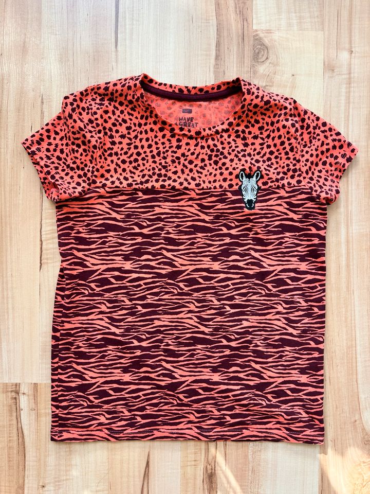 T-Shirt Kinder-T-Shirt Baumwolle Leo Zebra Leo Gr.134-140 in Hamburg