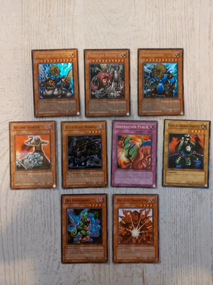 246 originale Yu-Gi-Oh Karten aus 1996. in Wallersdorf