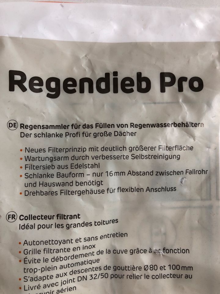 Regensammler / Regendieb Pro von Garantia NEU in Tostedt