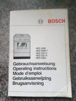 Bosch Herd Gebrauchsanweisung Baden-Württemberg - Ellwangen (Jagst) Vorschau