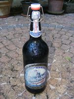 alte große Bügelflasche Mönchshof Bier Flasche Brauerei Leer Deko Baden-Württemberg - Mühlacker Vorschau