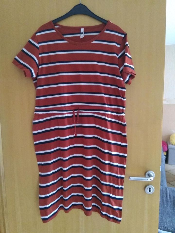 Rot braunes T-Shirt Kleid Gr. L Marke everme in Salmtal