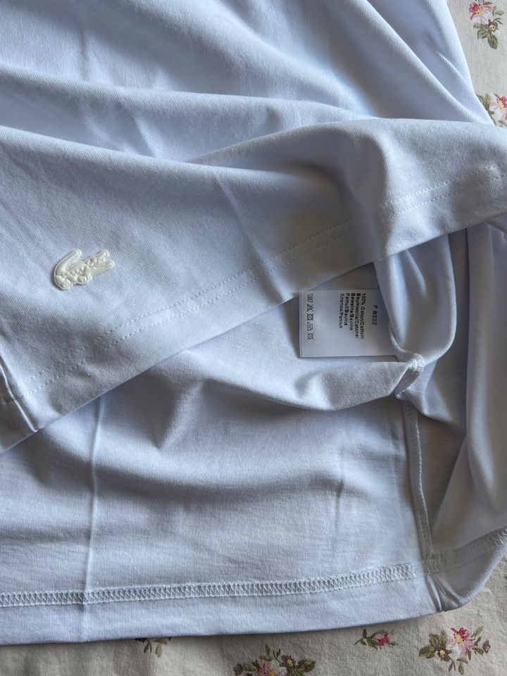 LACOSTE T Shirt NEU Gro e XL SLIM FIT FR 5 US L 100 COTTON