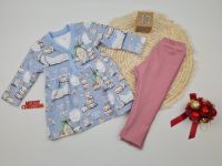 Weihnachtsset Tunika und Leggings Marshmallows Gr. 74 Thüringen - Sonneberg Vorschau