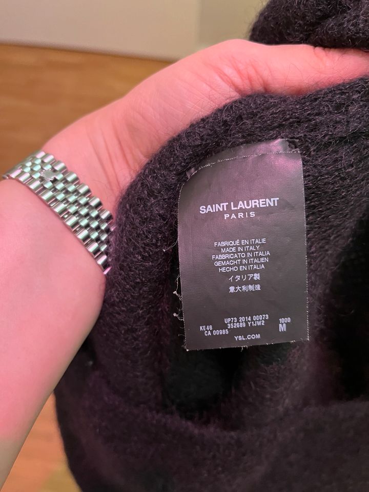 Saint Laurent Pullover schwarz mit Nieten M 38 Top in Braunschweig