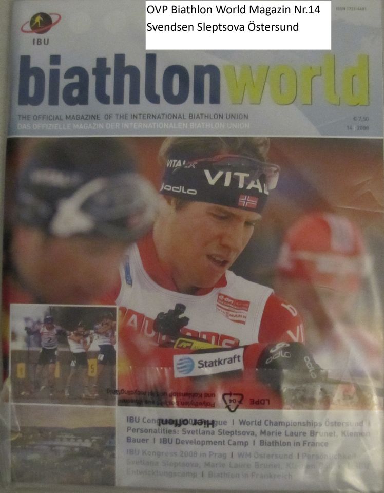 OVP NEU 20 IBU Biathlon World Magazine Oberhof Ruhpolding Antholz in Muldenhammer