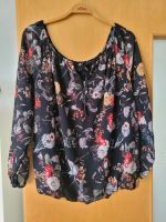 Blusenshirt Bluse schwarz floral Blumen one size Nordrhein-Westfalen - Xanten Vorschau