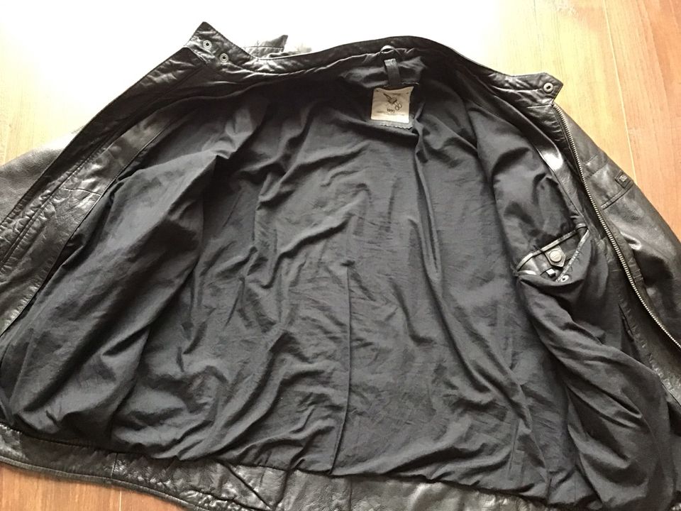 Lederjacke / Bikerjacke von Angelo Litrico Größe XXL in Roggentin (bei Rostock)