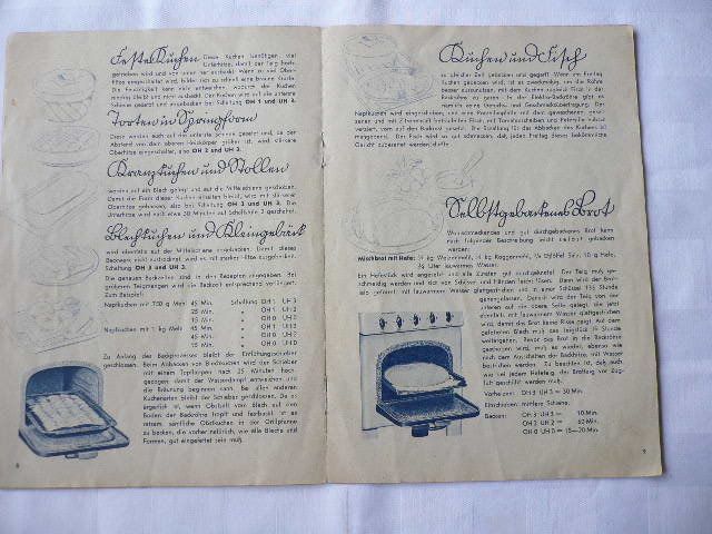 Vintage: "Vom Umgang mit Elektro-Kochgeräten" in Königswinter