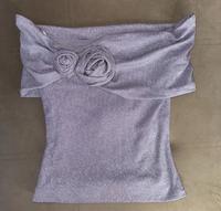 Top von Zara mit Glitzer und Rose/Neu/Gr.S/Lila/Flieder/Neu Mitte - Tiergarten Vorschau