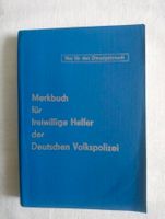 DDR Merkbuch für freiwillige Helfer der Deutschen Volkspolizei Sachsen-Anhalt - Bad Kösen Vorschau