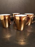 Becher gold weiß Keramik 4 St Maße H10xB8 cm neu Schleswig-Holstein - Trittau Vorschau