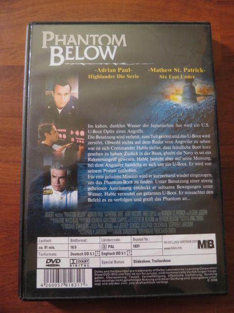 DVD: Phantom Below (FSK 12) in Berlin