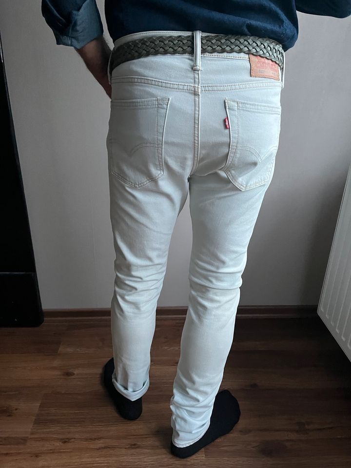 Cinque Herren Leder Flechtgürtel! Mint Grün/Grau Länge 90 in Düsseldorf