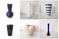 Diverse Vasen blau weiß schwarz Ton Königsblau Glas Ikea Leonardo Hannover - Vahrenwald-List Vorschau