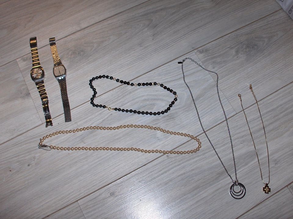 Modeschmuck Ensemble Damen + 2 Herrenuhren Citizen und Seiko in Ratingen