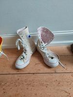 Weiß, Creme, hohe Chucks, Converse, Gr. 5 EU 37,5, Stoff Rheinland-Pfalz - Speyer Vorschau