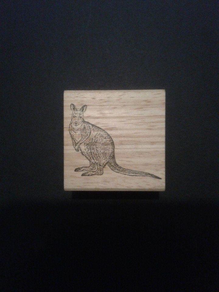 Holz-Stempel Känguru KODOMO in Köln