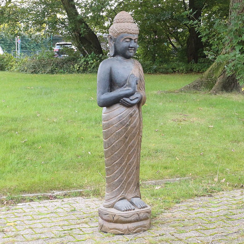 Buddha Stein Figur Statue Greenstone Antik Chakra 175 cm in Bochum