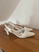 Högl weiße Pumps / Sandalen mit High Heel Nordrhein-Westfalen - Ratingen Vorschau