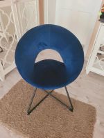 Samt Stuhl / Sessel blau Nordrhein-Westfalen - Kerpen Vorschau