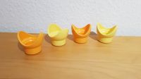 Spende: 4 Eierbecher von Tupperware aus Plastik (orange, gelb) Nordrhein-Westfalen - Kaarst Vorschau