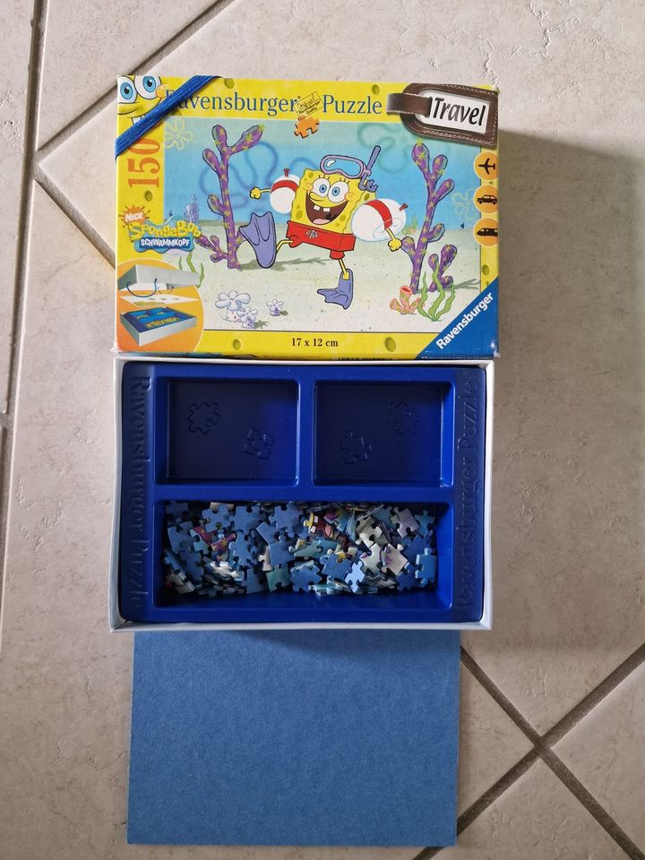 Spongebob Puzzle Ravensburg, wie neu in Donauwörth