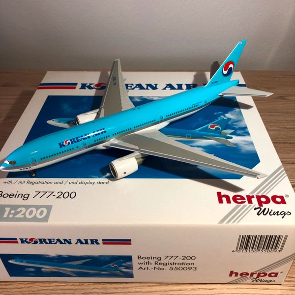 Herpa 550093 HL7530 Boeing 777-200 Korean Air 1:200 in Bayern -  München-Flughafen | Modellbau gebraucht kaufen | eBay Kleinanzeigen ist  jetzt