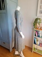 Boden Kleid Muster Midi blau Viskose 12L lang Bayern - Otterfing Vorschau