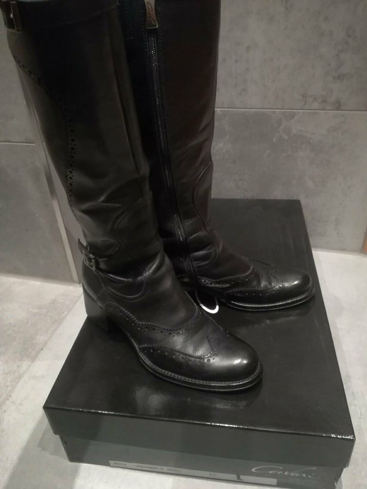 CORVARI Winterboots#Lederstiefel#Reiterstiefel Schwarz wie Gr. 38 in Voerde (Niederrhein)