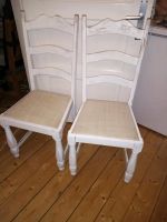 Stühle aus Holz, weiß 2x Hamburg - Wandsbek Vorschau