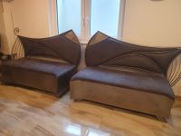 Design Unikat Sofa Sitzgarnitur Bank Metall Polster Neuwertig Nordrhein-Westfalen - Herford Vorschau