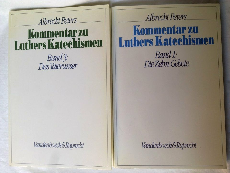 Luther Katechismus Vaterunser Theologie Kommentar Bibel Kirche in Albstadt