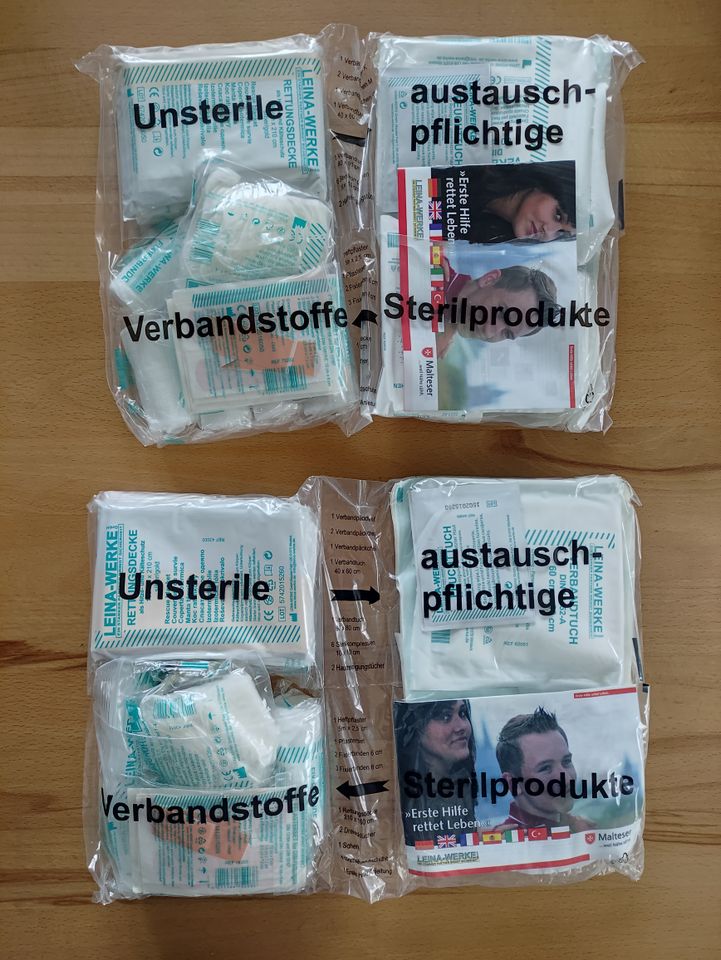 2x Inhalt aus KFZ Verbandtasche Verbandskasten Verbandmaterial in Pinneberg