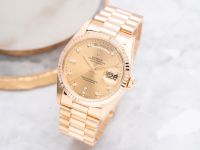 Rolex Day-Date 36 Double Quick 18k Gold Diamonds 18238 Full Set Hamburg-Mitte - Hamburg Neustadt Vorschau