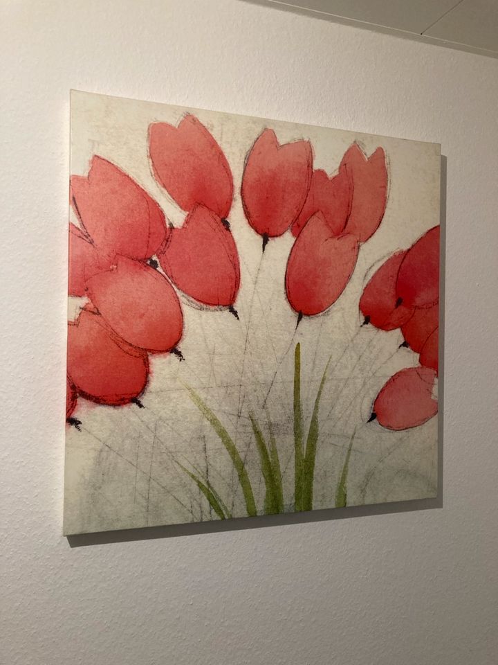 Dekoration Wandbild Blumen Tulpen in Bottrop